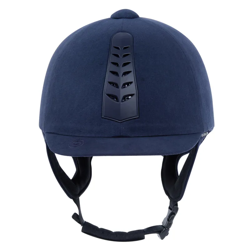 Dublin Silver Pro Riding Hat - Navy-2
