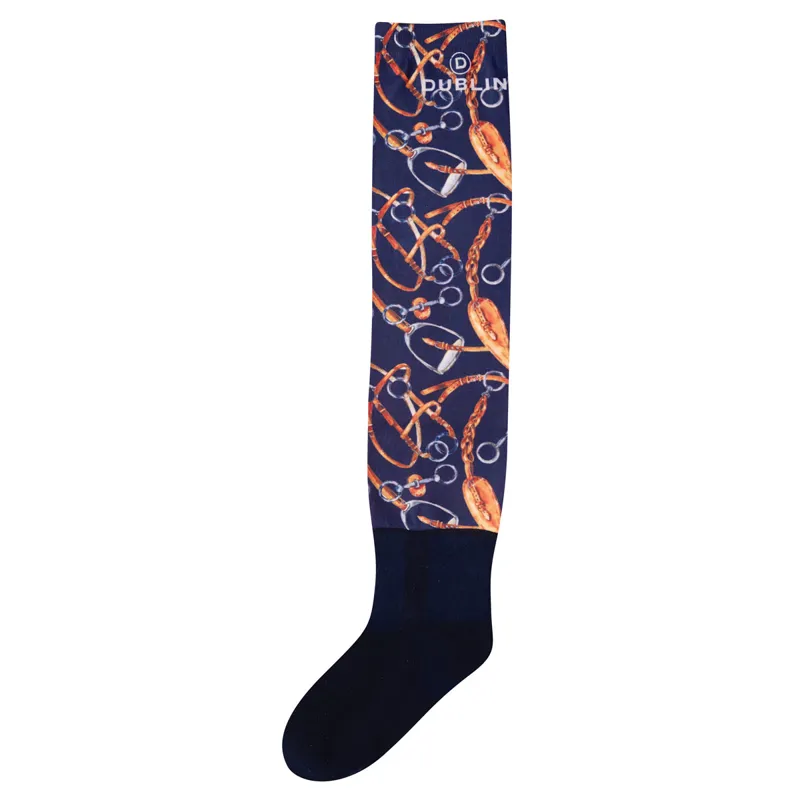 Dublin Stocking Tall Riding Socks - Harness Print