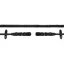 Schockemohle Dura Soft Rolled Reins - Black/Silver
