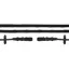 Schockemohle Dura Soft Rolled Grip Reins - Black/Silver