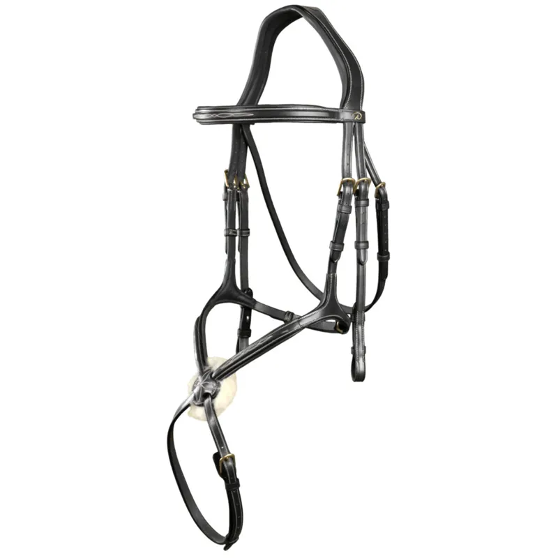 Dy'on D Collection Figure 8 Bridle - Black