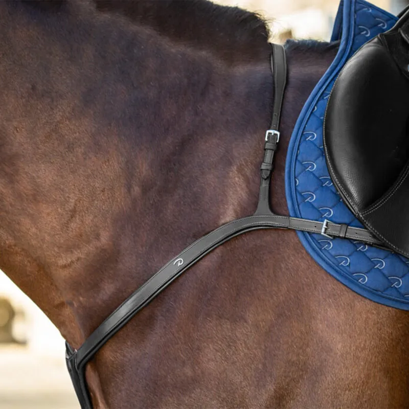 Dy'on New English Long Bridge Breastplate - Black