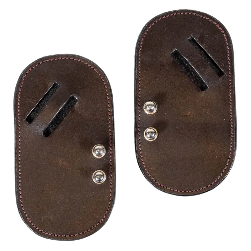 Dy'on Hackamore Protection Pads - Brown-1