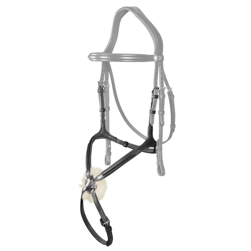 Dy'on New English Figure 8 Noseband - Black