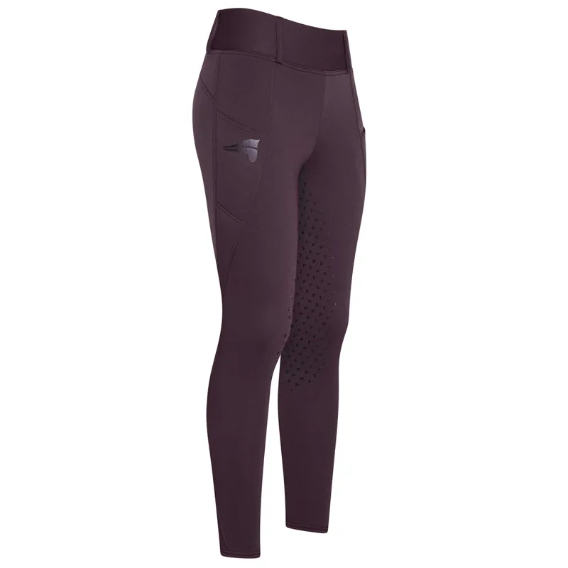 Easy Rider Don Full Grip Junior Riding Tights - Black Rose