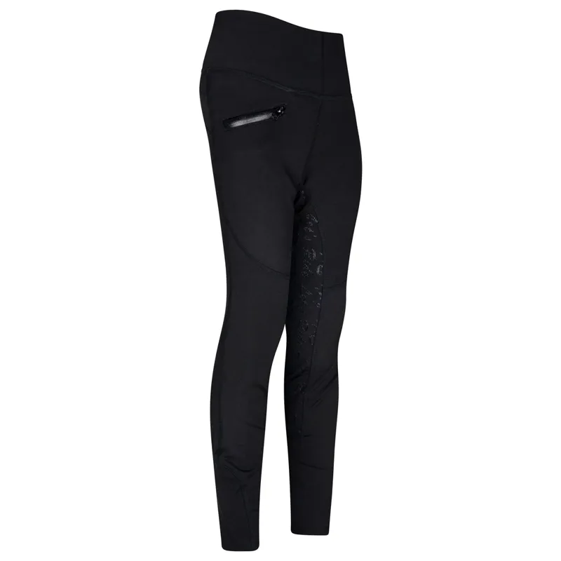 Easy Rider Dietse Full Grip Junior Riding Tights - Black