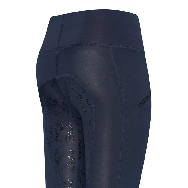 Easy Rider Dietse Full Grip Junior Riding Tights - Navy-1