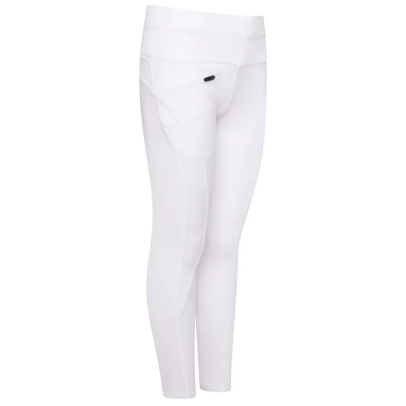 Easy Rider Dietse Full Grip Junior Riding Tights - White