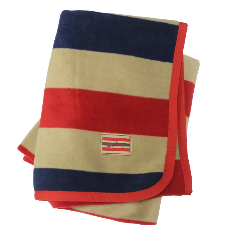 Horseware Rambo Newmarket Throw Whitney Stripe Cherry