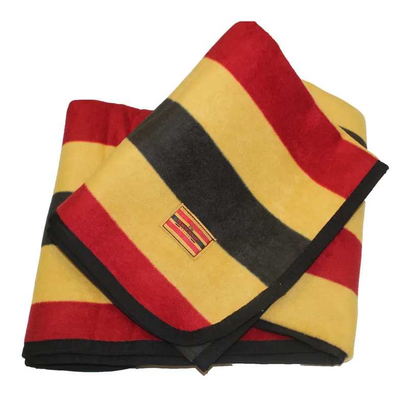 Horseware Rambo Newmarket Throw Whitney Stripe Gold Redpost Equestrian