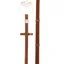 Stubben Web Reins with Leather Stops and Slide Buckle - Tobacco