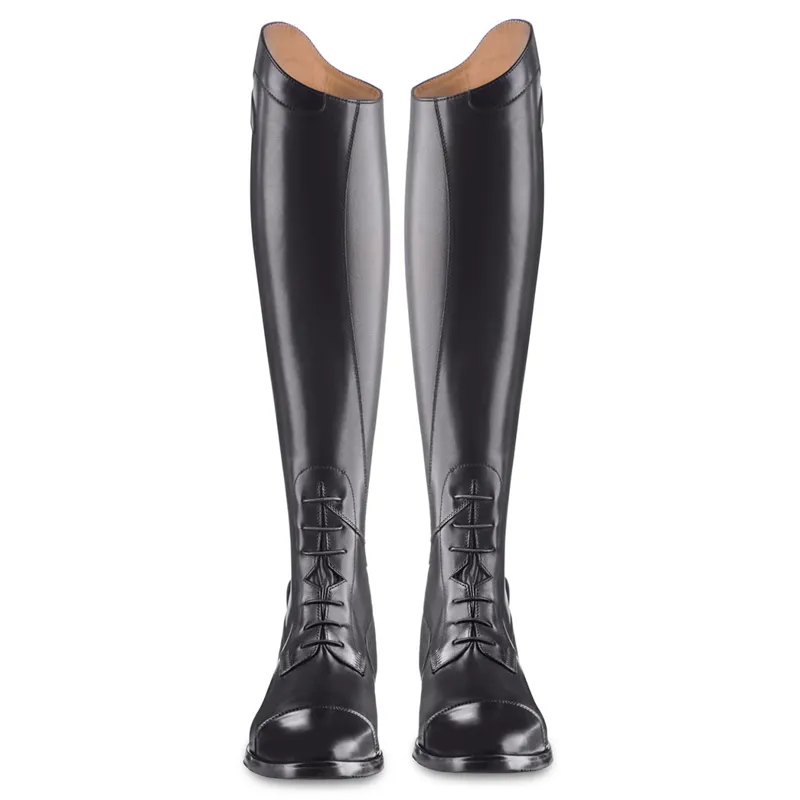 EGO7 Orion Laced Tall Riding Boots - Large Calf - Black-1
