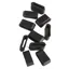 Elico Replacement Rubber Bridle Keepers - 10 Pack - Black