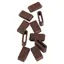 Elico Replacement Rubber Bridle Keepers - 6 Pack - Brown