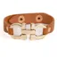 Elico D-Ring Bit Bracelet - Tan