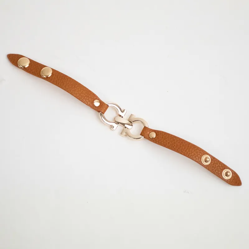 Elico D-Ring Bit Bracelet - Tan-1