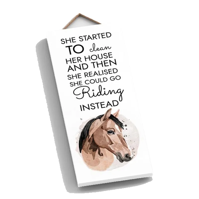 Elico Wooden Plaque - Clean House