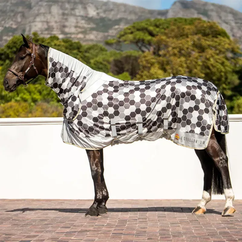 Equilibrium Field Relief Combo Neck Fly Rug - Hexagon Grey