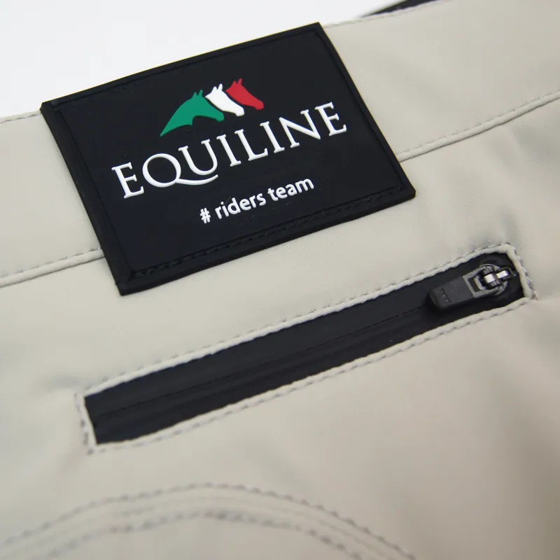 Equiline Team Contemporary Knee Grip Ladies Breeches - Beige-2