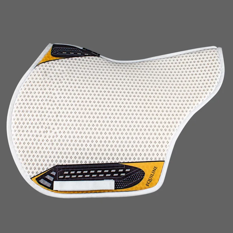 Equiline Norton Techno Air Jumping Saddlepad - White