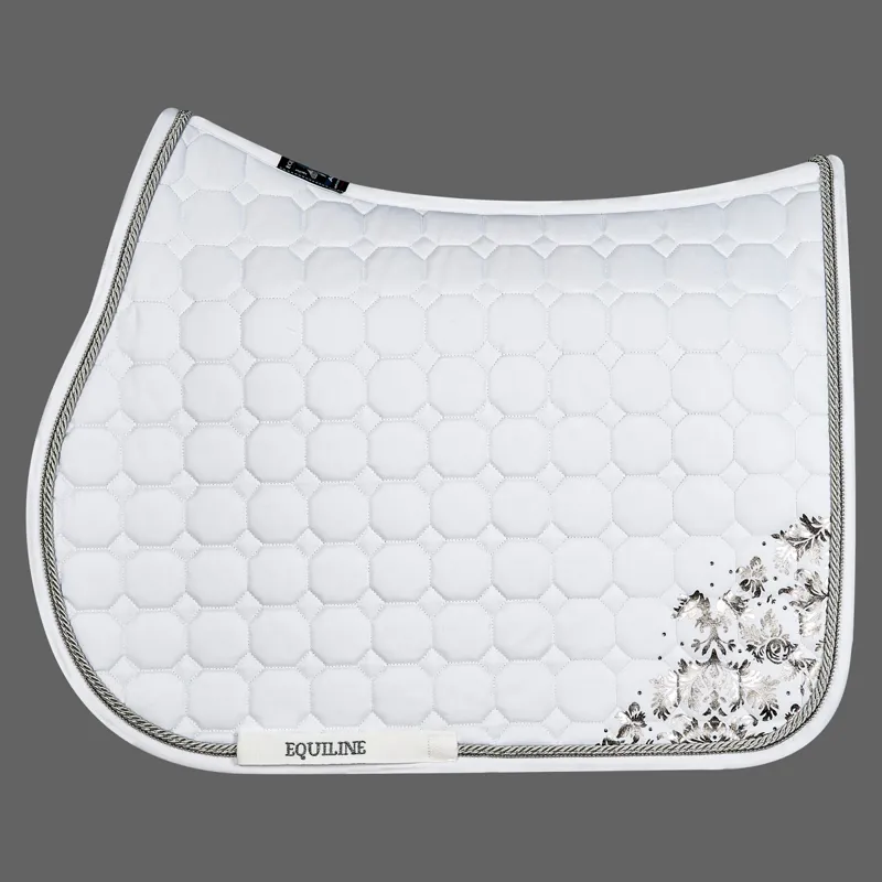 Equiline Victoria GP Saddlecloth White