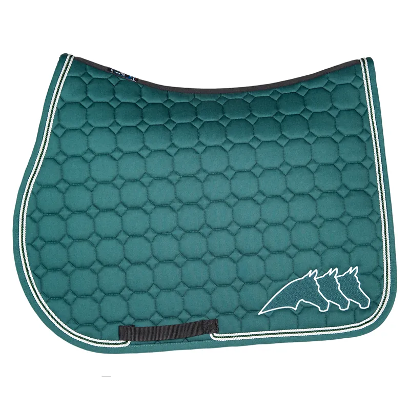 Equiline Wang GP Saddlecloth - Green