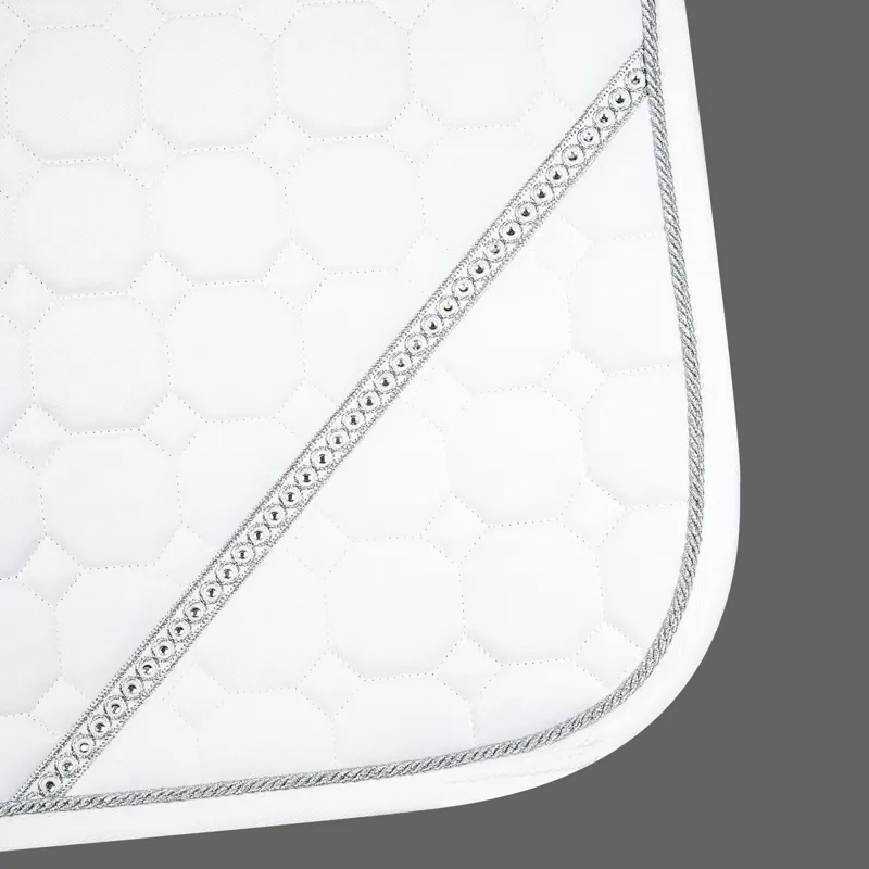 Equiline Bob GP Saddlecloth - White-1