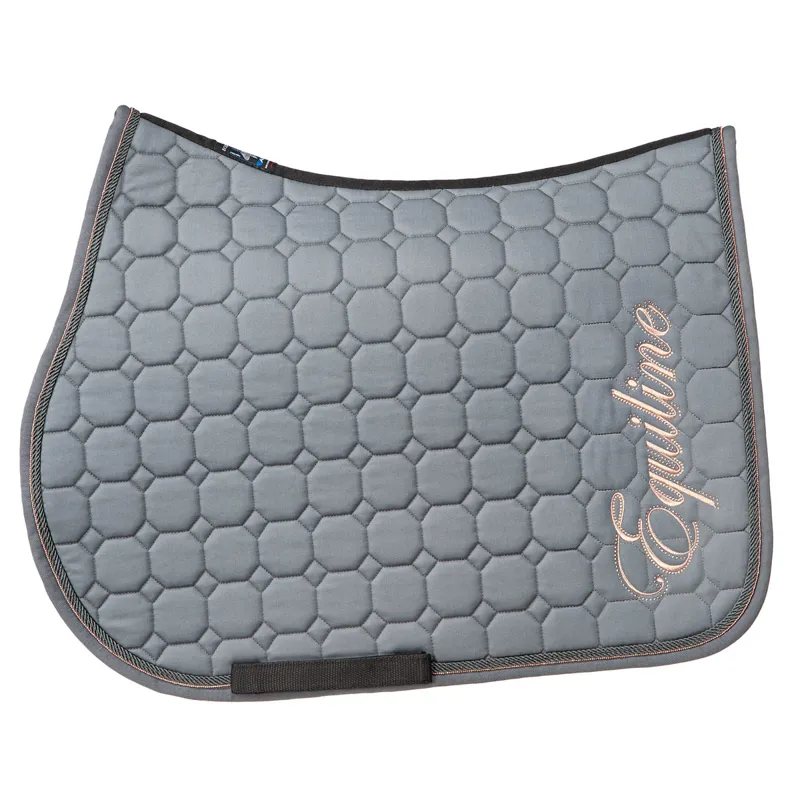 Equiline Banksia Octagon Saddlecloth - Grey