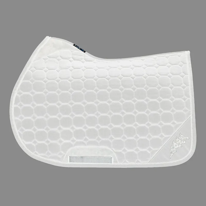 Equiline Gamet Saddlecloth - White