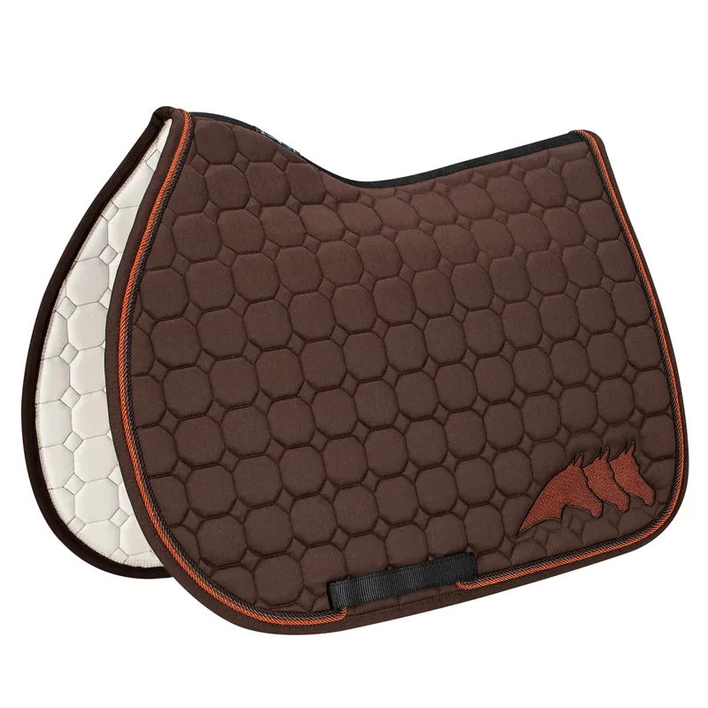 Equiline Euridice Saddlecloth - Brown