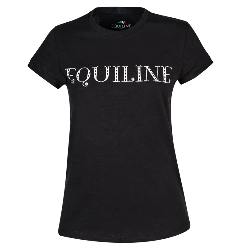 Equiline Angel Ladies T-Shirt - Black