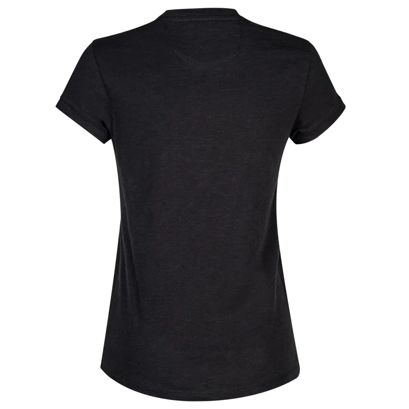 Equiline Angel Ladies T-Shirt - Black-2