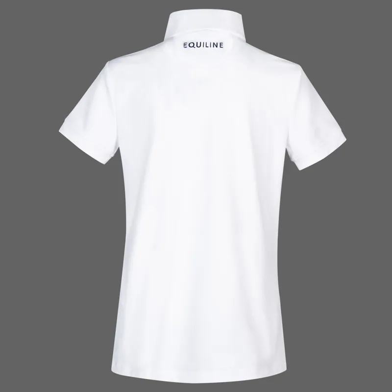 Equiline Dark Boys Competition Shirt - White-1