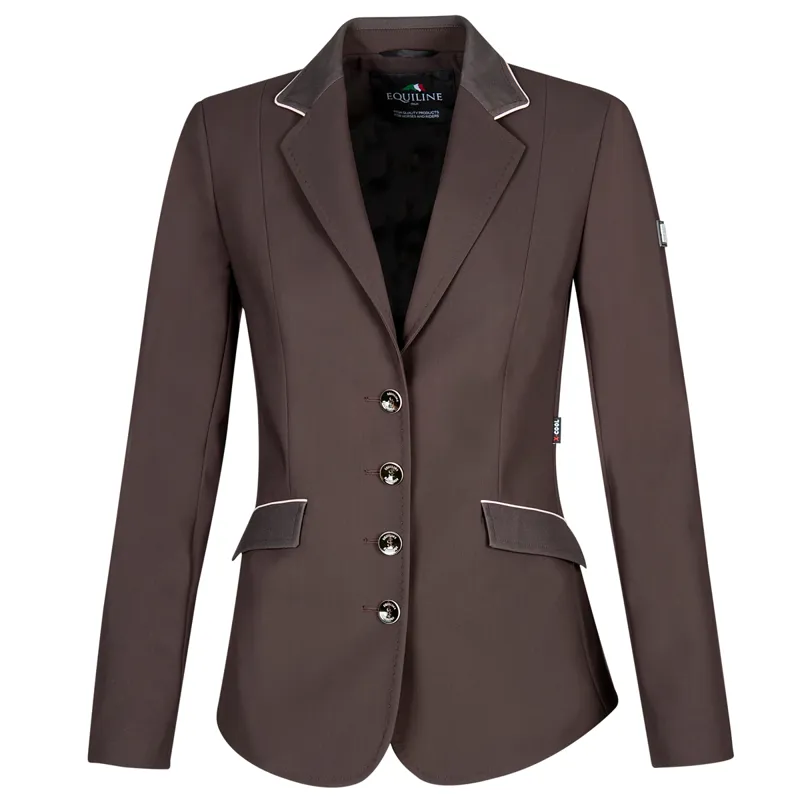Equiline Buffy Ladies Competition Jacket - Brown