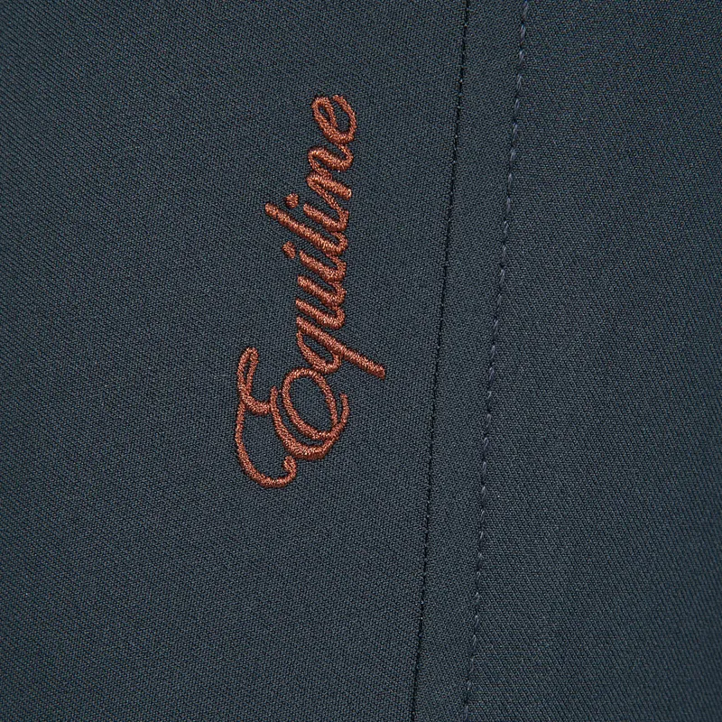 Equiline Geneva Knee Grip Ladies Breeches - Navy Blue-4