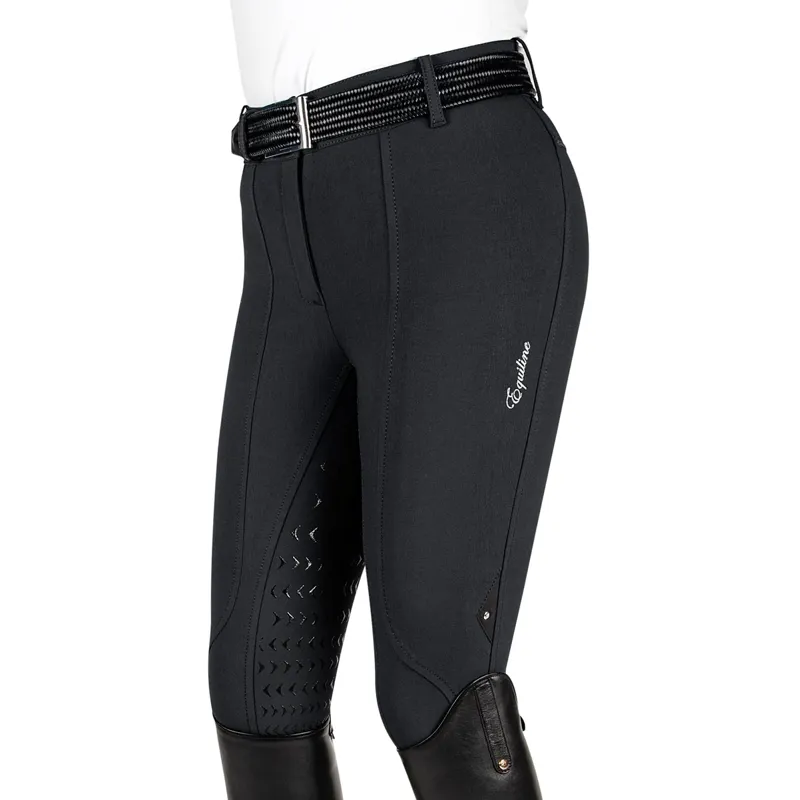 Equiline Patricia Full Grip Ladies Breeches - Black