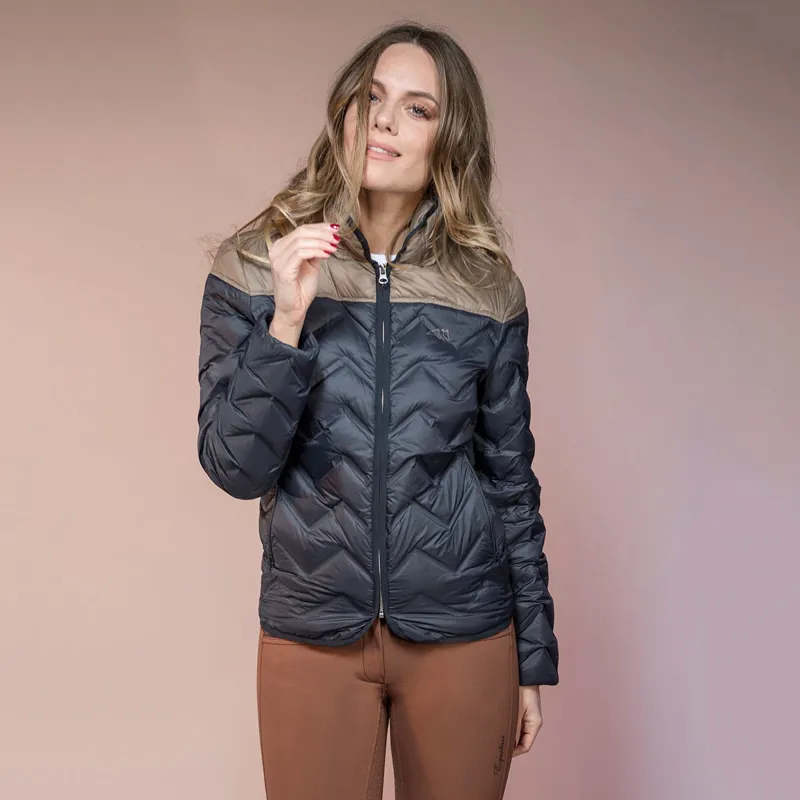 Equiline Gaia Ladies Down Jacket - Blue-2