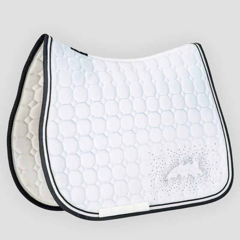 Equiline Joyce Saddlecloth - White