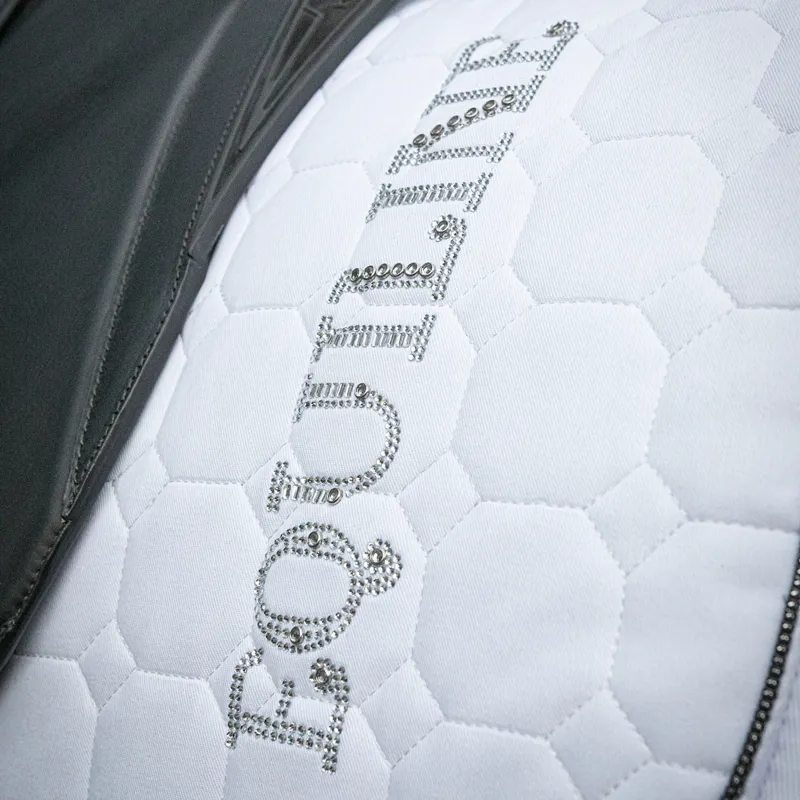 Equiline Guiag Dressage Saddlecloth - White-1