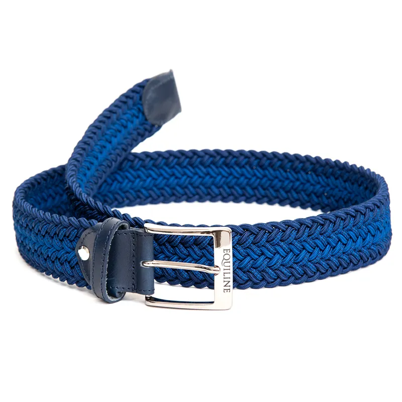 Equiline Xander Unisex Braided Belt - Blue