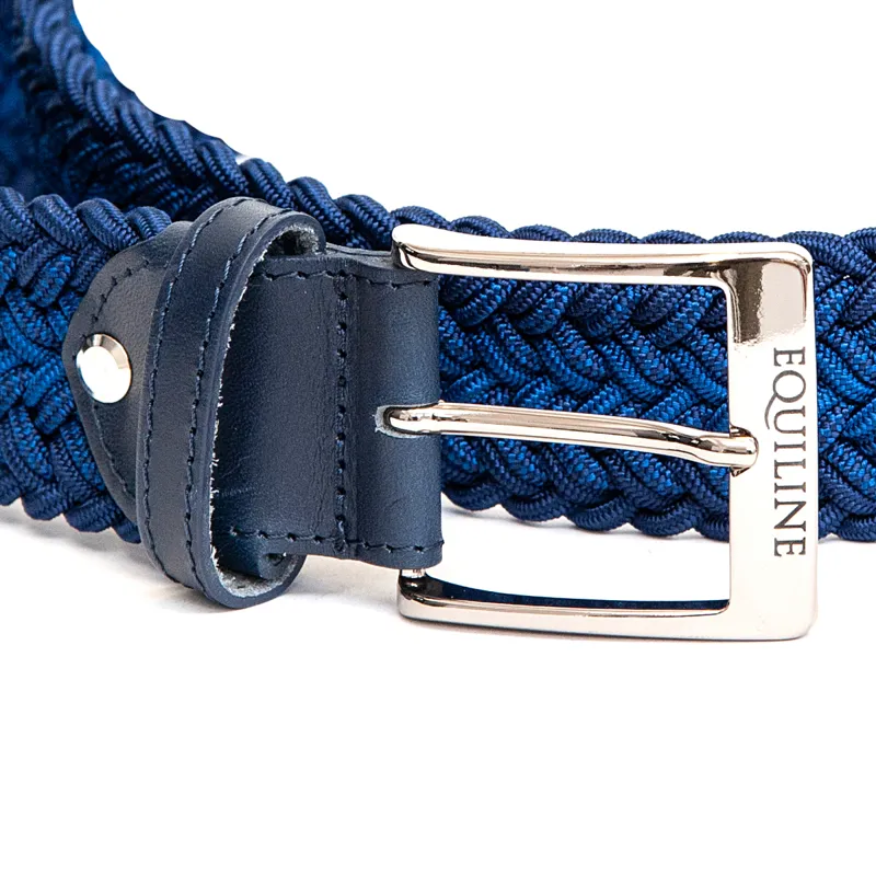 Equiline Xander Unisex Braided Belt - Blue-1