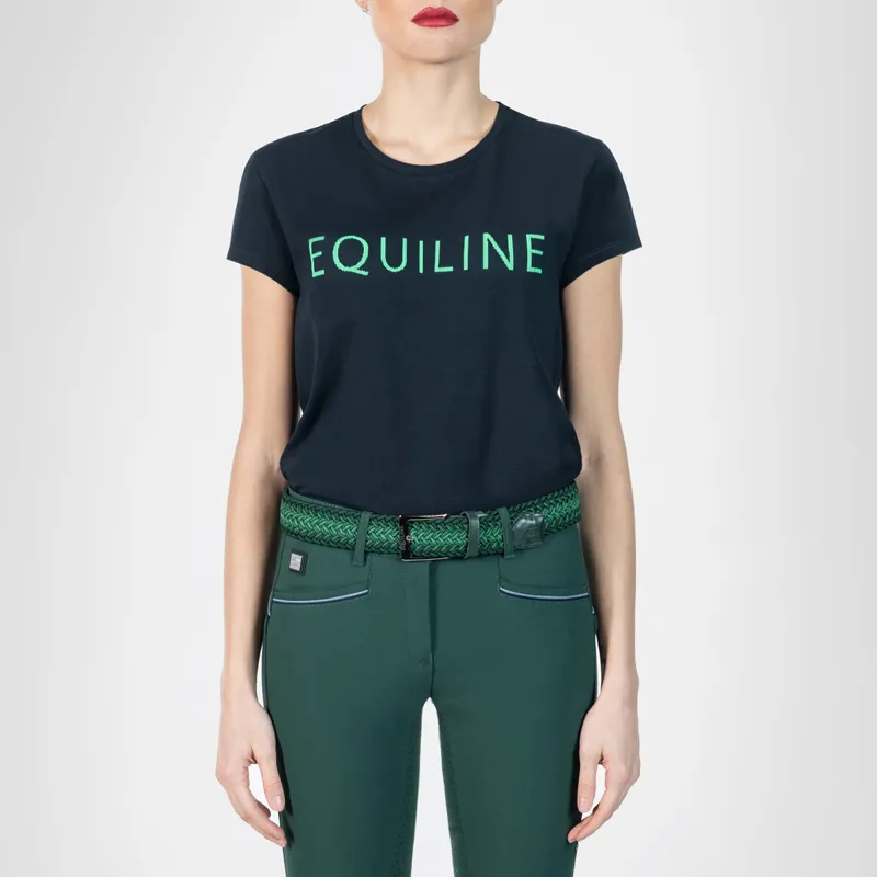 Equiline Xander Unisex Braided Belt - Green-2