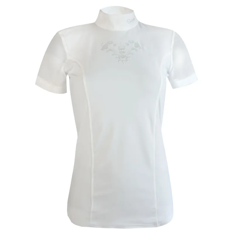 Equiline Isabeli Ladies Competition Shirt - White