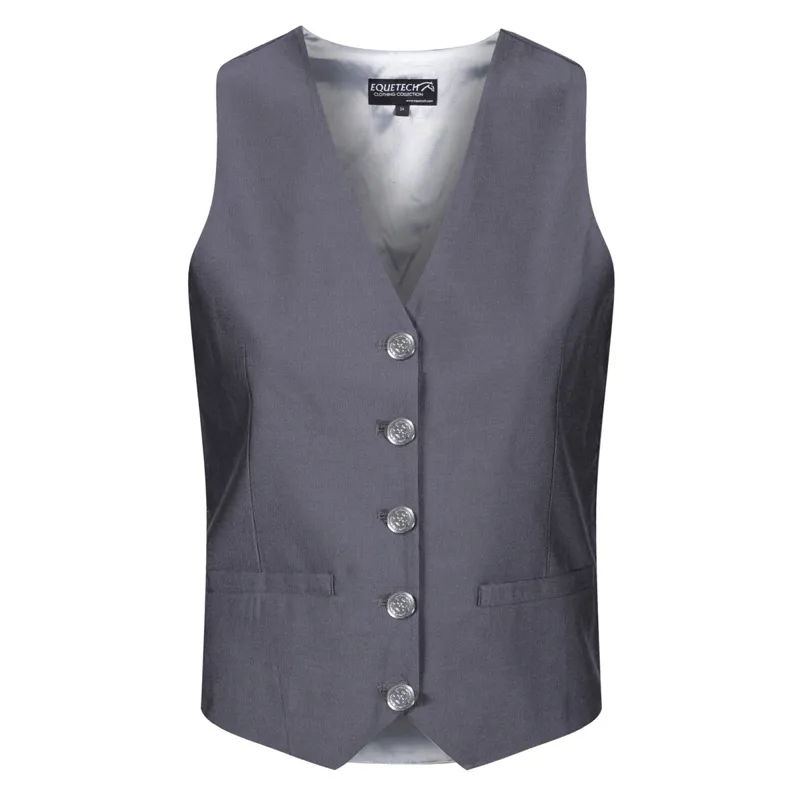 Equetech Quantum Ladies Dressage Show Waistcoat - Grey-2