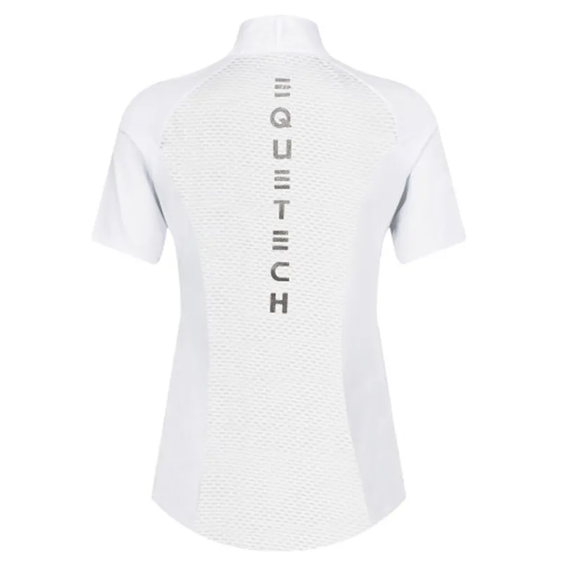 Equetech Signature Cool Competition Shirt - White/Silver-1