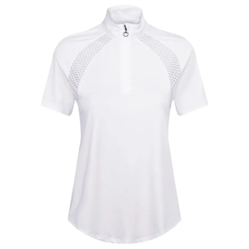 Equetech Signature Cool Competition Shirt - White/Silver