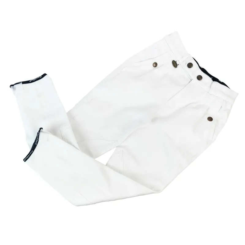 Equetech Boys Competition Breeches - White-3