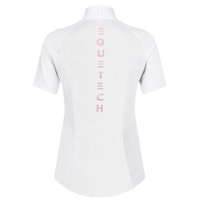 Equetech Signature Cool Ladies Competition Shirt - White-1