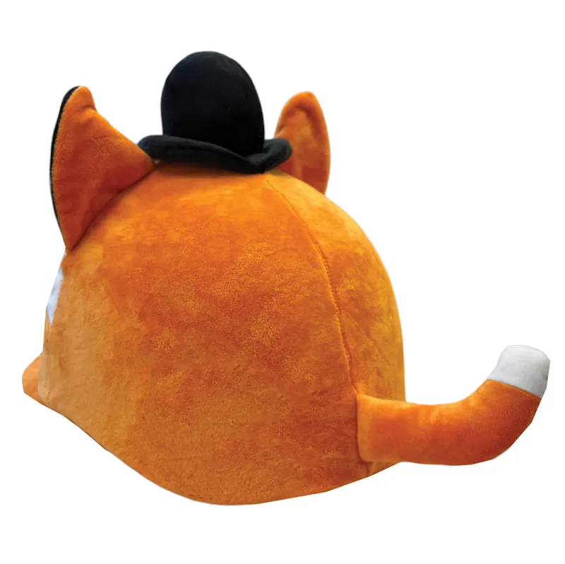 Equetech Animal Hat Silk - Dapper Fox