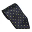 Equetech Diamond Junior Show Tie - Navy/Gold